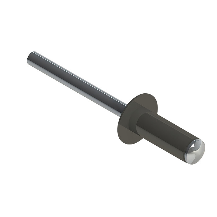 Заклёпка вытяжная Daxmer 4,0х10 RAL 7039 (750шт) нерж/нерж